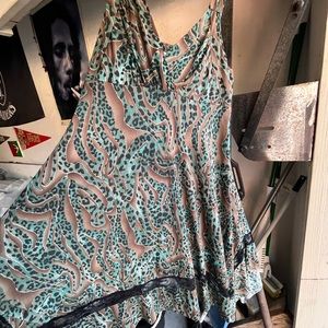 multi colored short dress